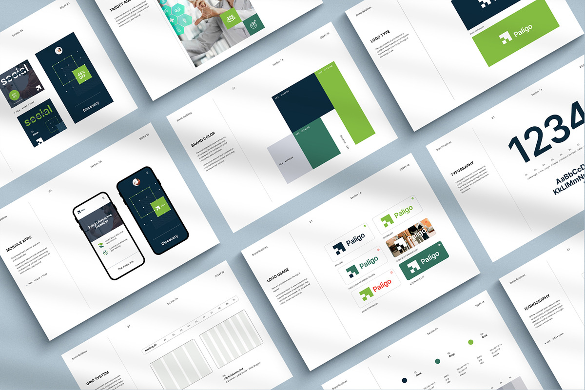Brand Guidelines, a Brochure Template by S A N D Y (Photo 4 of 15)