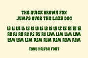 Taxy Driver Retro Bold Font, a Sans Serif Font by etigletters (Thumbnail 6 of 6)