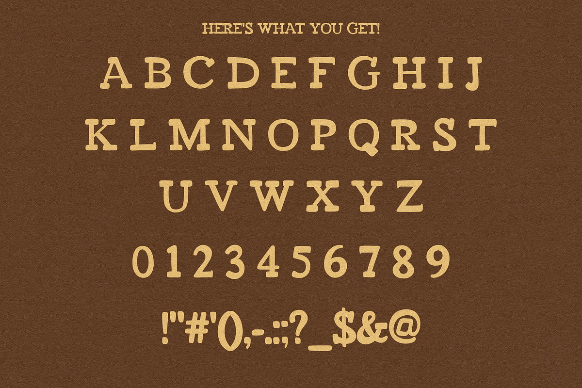 Handy Slab, a Slab Serif Font by Eric Pond Designs (Photo 2 of 3)