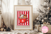 Christmas Hot Chocolate Coquette, an Illustration by CreationArt (Thumbnail 3 of 4)