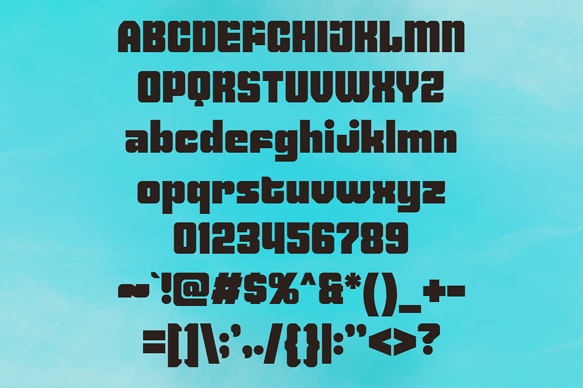 Rayesta - Retro Futuristic Fonts, a Sans Serif Font by Konstantine Studio (Photo 4 of 4)
