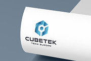 Hexagonal Digital Innovation Logo, a Branding & Logo Template by Design_Planet (Thumbnail 1 of 3)