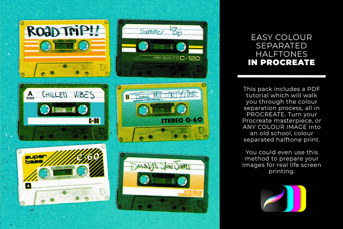 Procreate Print Works Media Pack, a Brush Add-On by UPROOT (Photo 45 of 64)