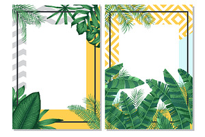 Detailed Tropical Leaves