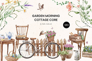 Garden Morning Cottage Core set