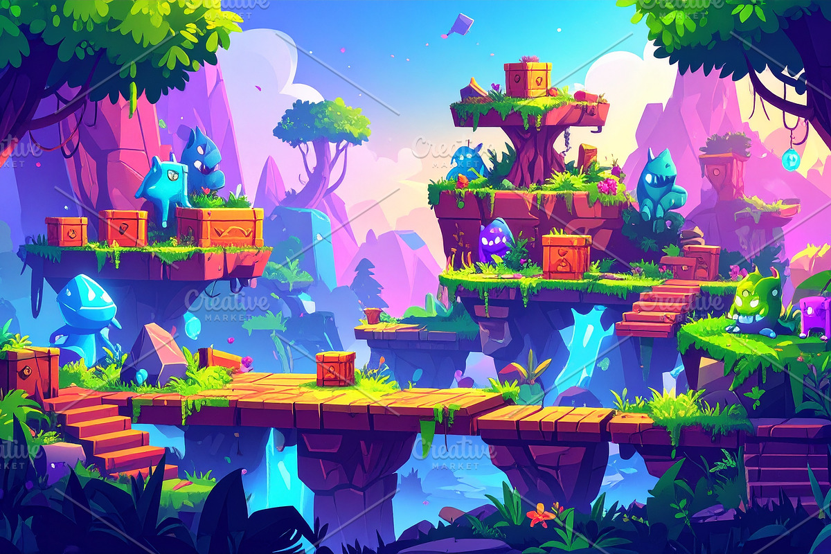 24 Game Platform Background, a Background Photo by Design_Planet (Photo 1 of 12)