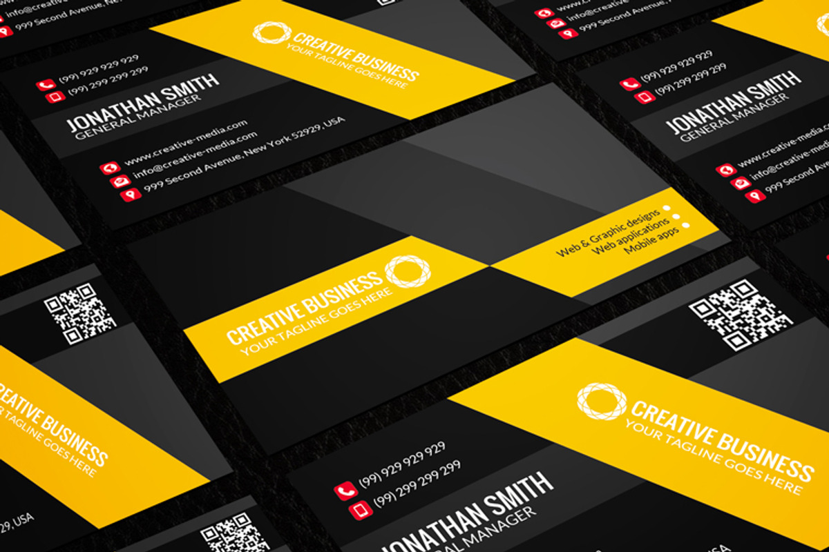 Modern Business Card CM032, a Business Card Template by annozio (Photo 2 of 4)