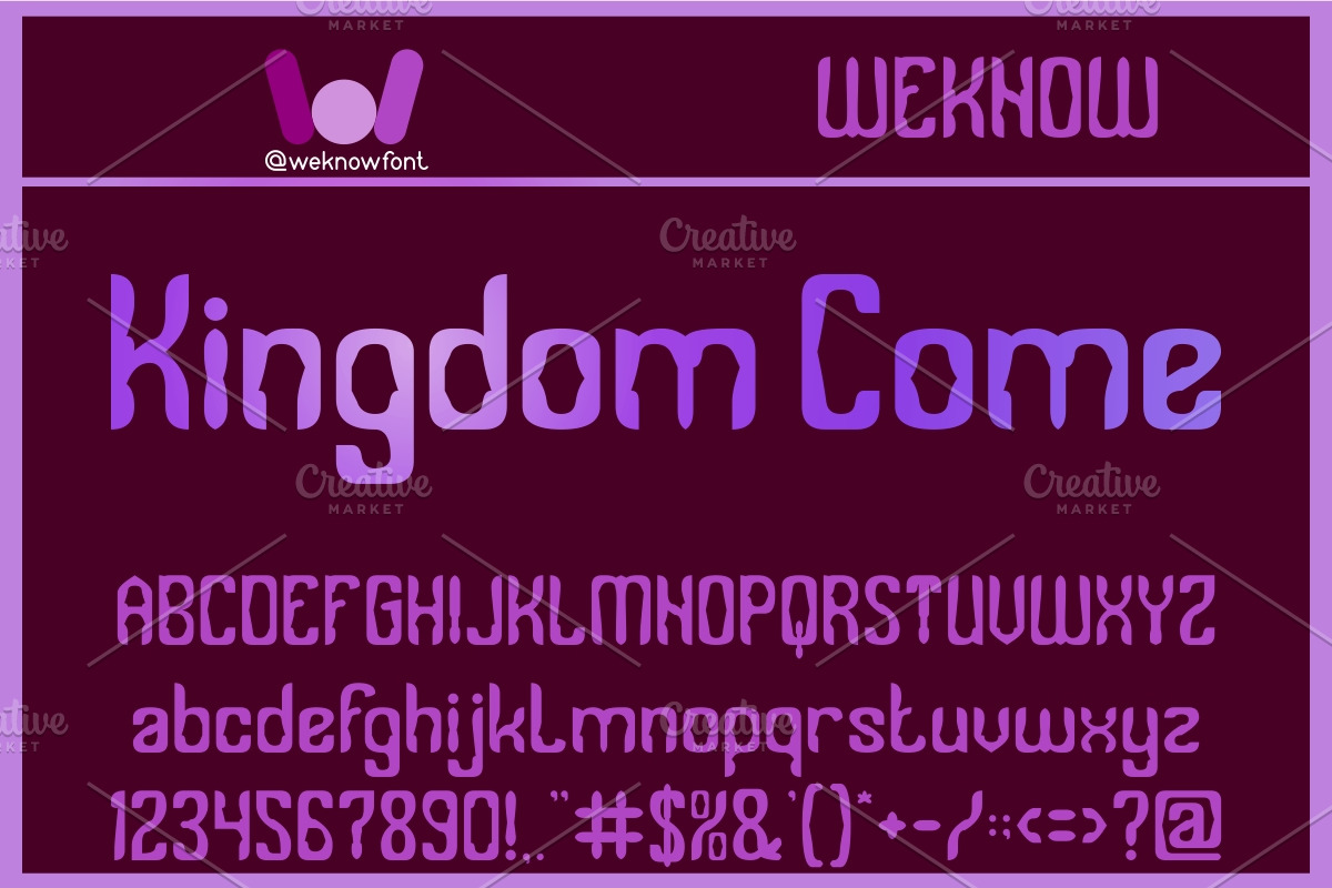The Crown font, a Font by weknow (Photo 3 of 5)