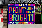 Paint Burst Unique Colorful Font, a Font by PutraCetol Studio (Thumbnail 3 of 11)