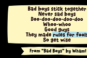 Rules For Fools! Whoo-whoo!, a Font by pizzadudedotdk (Thumbnail 6 of 8)