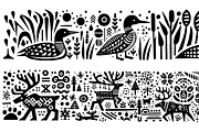 Vintage Livestock Folk Art, a Decorative Illustration by devastd (Thumbnail 10 of 28)