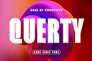 Querty Modern Sans Serif Font, a Sans Serif Font by Perfectype (Thumbnail 1 of 4)