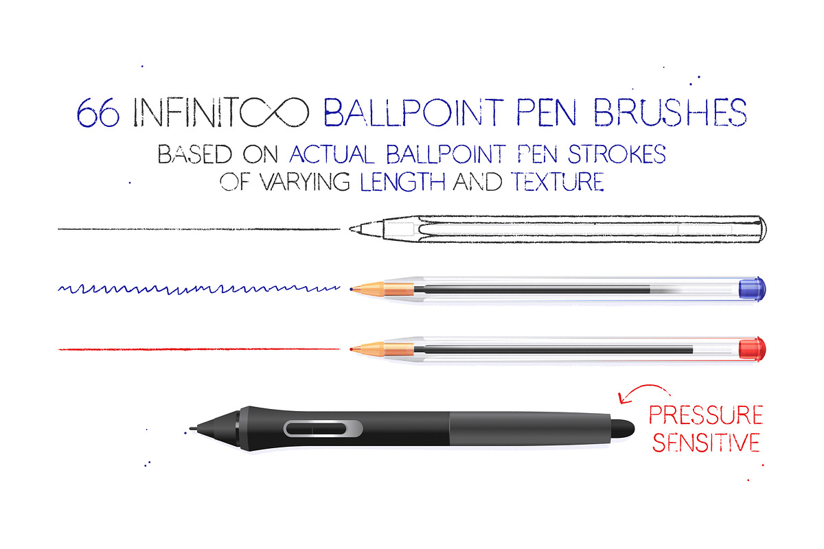 Infinito Ballpoint Pen Brushes, a Brush Add-On by Side Project (Photo 2 of 7)