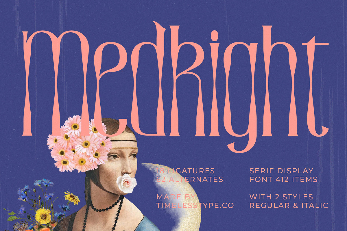 Medkight Modern Editorial Serif, a Serif Font by timelesstype.co (Photo 1 of 15)