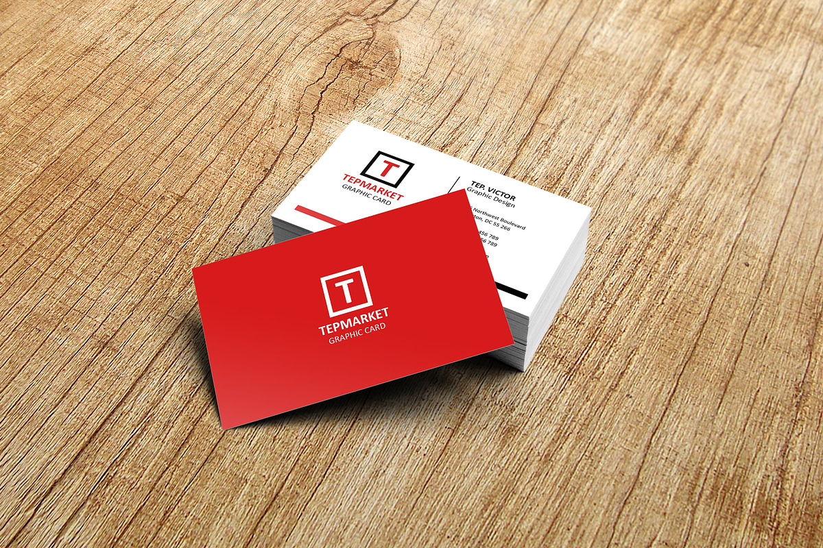 Business Card Mockup, a Business Card Template by resumetemplathttps://d3es (Photo 6 of 12)