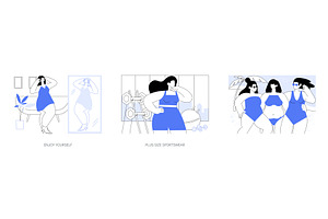Body positive fashion isolated, a Person Illustration by Visual Generation