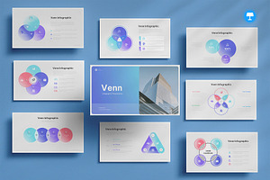 Venn Diagram Infographic Keynote, a Presentation Template by Pixslides