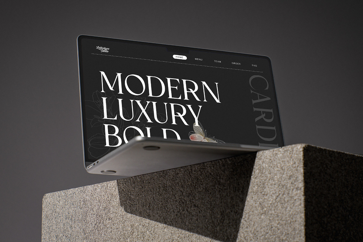 Cardival – Modern Luxury Bold Serif, a Serif Font by Lettertype Studio (Photo 5 of 11)
