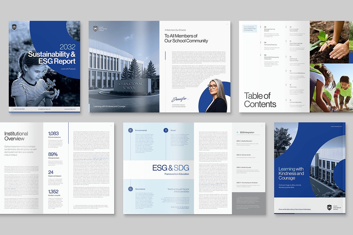 Report Brochure Template preview 2