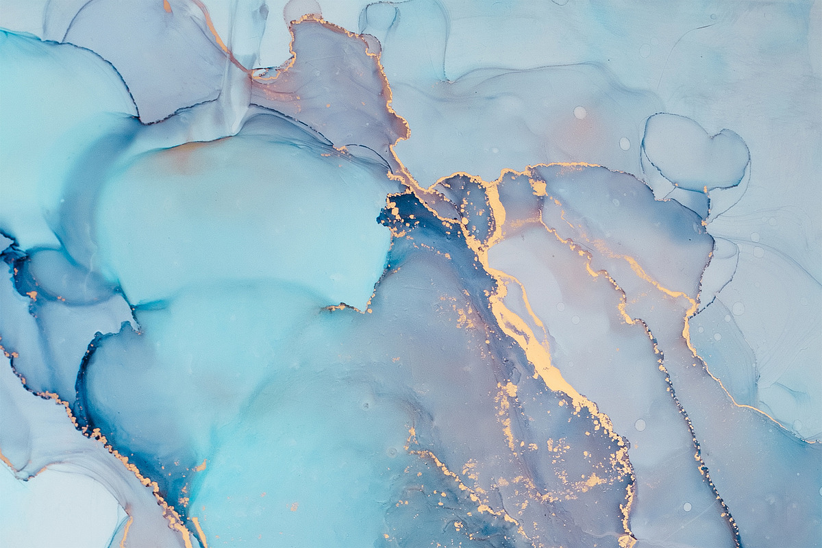 Blue Pastel Ink Textures, a Texture Graphic by Anntuan (Photo 3 of 9)