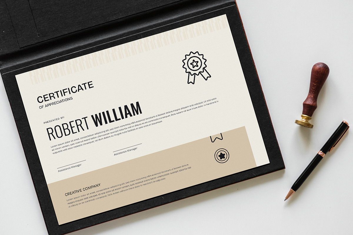 Modern Certificate Design preview 2