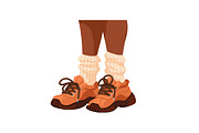 Women's legs in shoes set, a Person Illustration by PaperTrident (Thumbnail 11 of 12)