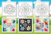 Abstract Flowers Coloring Book, an Arts & Entertainment Photo by Wow Magic (Thumbnail 2 of 3)