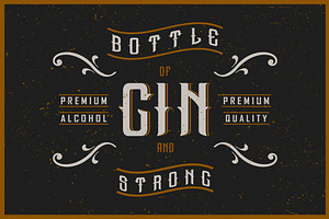 Gin label font, a Script Font by Heather_insane