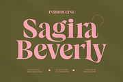 Sagira Beverly Modern Display Serif, a Script Font by timelesstype.co (Thumbnail 1 of 15)