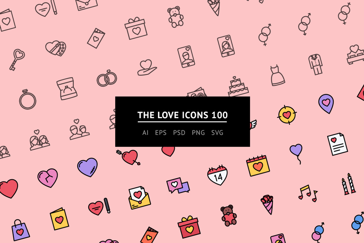 The Love Icons 100
