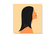 Abstract Female Portrait Profile Vie, a Person Illustration by PsychocheArt (Thumbnail 3 of 3)