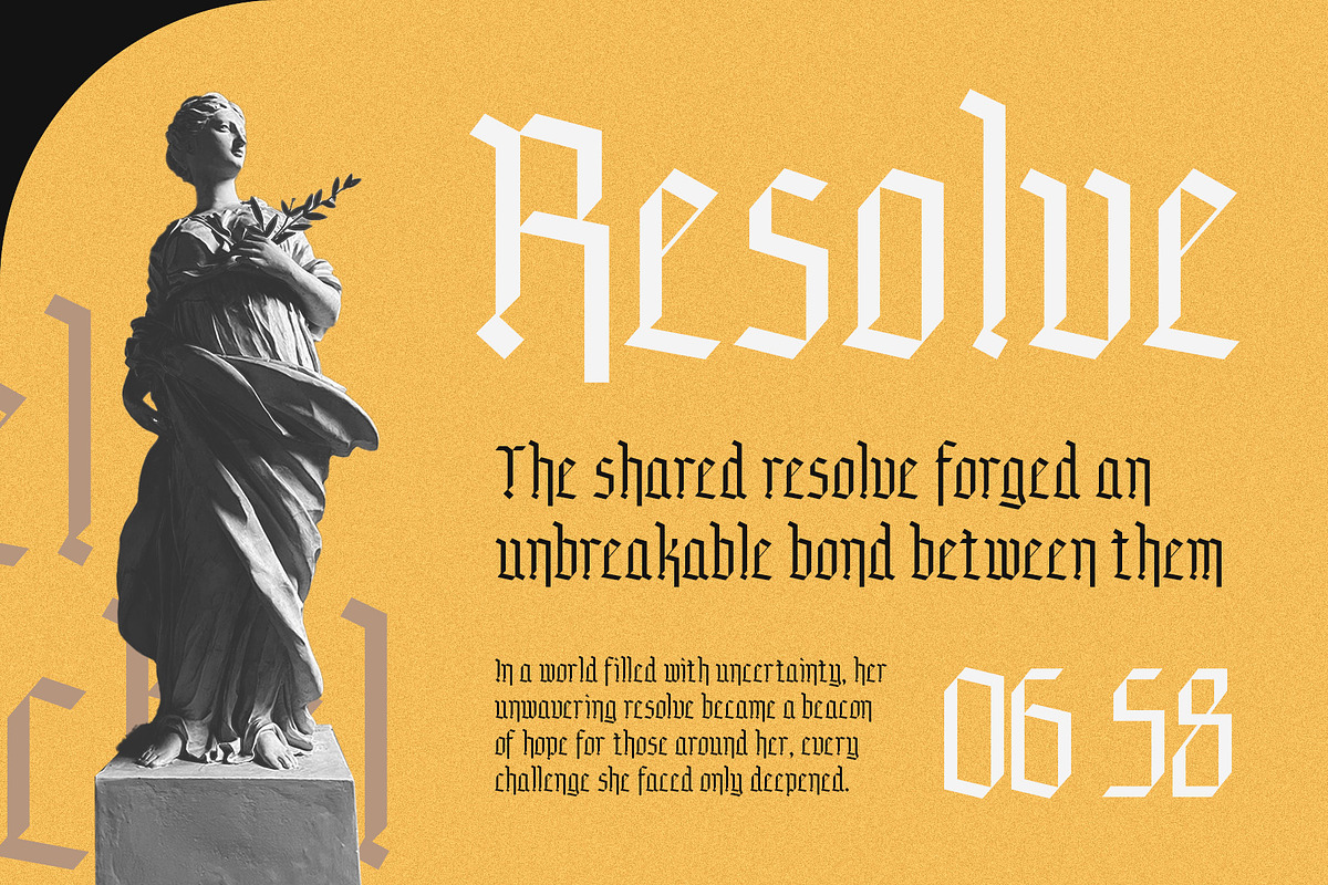 CS Vachel – Gothic Font, a Blackletter Font by Craft Supply Co. (Photo 3 of 8)