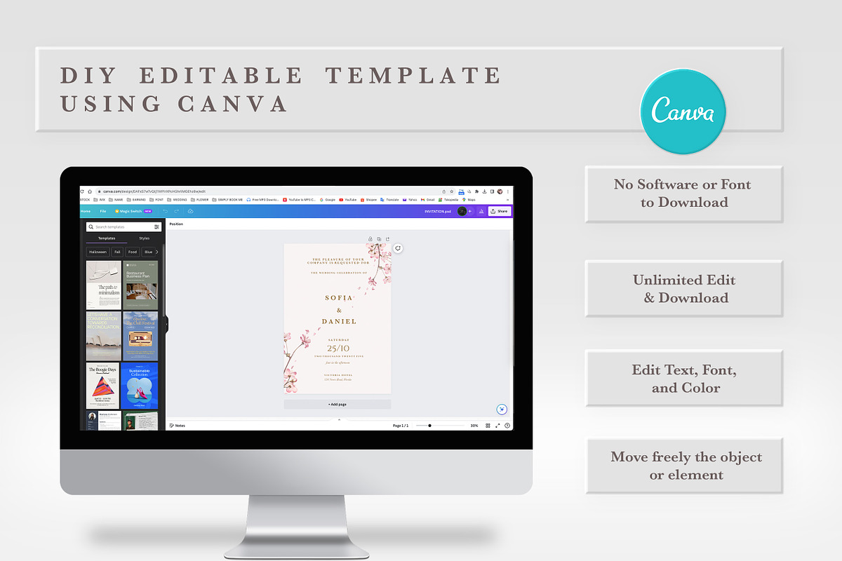 Violetta (Wedding Suite), an Invitation Template by EvitePapery (Photo 7 of 8)