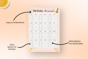 Birthday Reminder Template