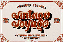 Vintage Voyage | Display Serif Font