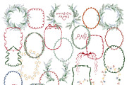Christmas Joy Watercolor Collection, an Object Graphic by LenArt (Thumbnail 6 of 16)