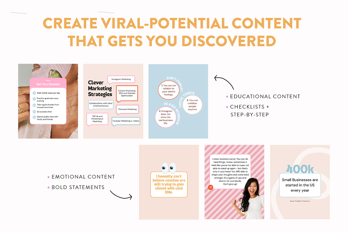 Instagram Audience Creator Posts, a Social Media Template by My Social Boutique (Photo 5 of 8)