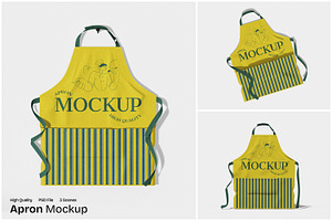 Apron Mockup, a Merchandise Mockup by Unerispace