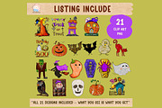 Halloween Classroom & Craft Bundle, a Seasonal Illustration by Annyillustration (Thumbnail 1 of 11)