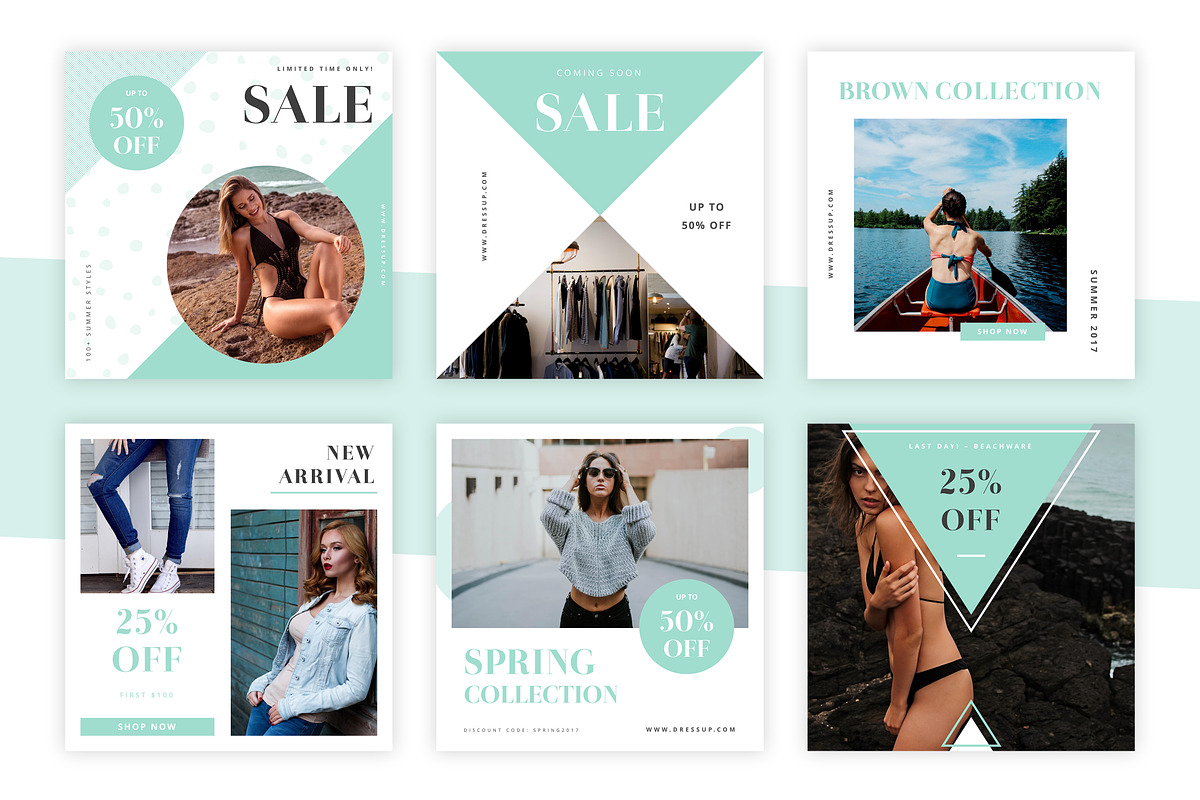 30 Social Media Templates, a Social Media Template by Wipavee (Photo 9 of 11)