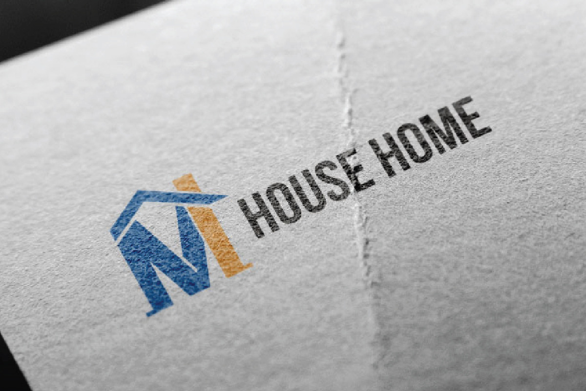 M - MI Letter House Home Logo preview 2