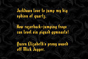 Blonde, a Blackletter Font by Loudoun Design Co. (Thumbnail 5 of 8)