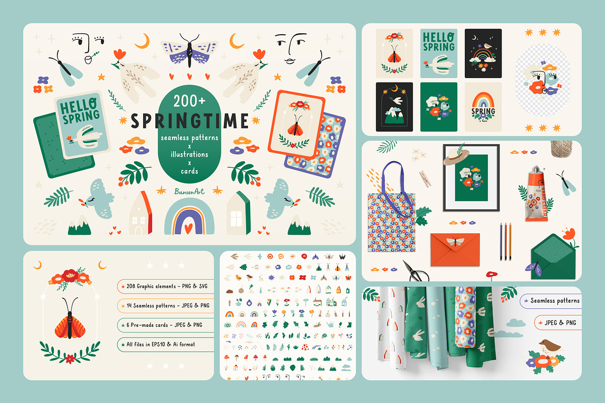 Colorful Bundle / 896 in 1, a Decorative Illustration by by Margo (Photo 3 of 8)