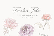 Vintage Floral Bundle, an Object Illustration by studioequinox (Thumbnail 63 of 65)