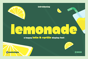 Lemonade Cute Display Font