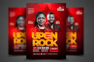 Church poster design template, a Social Media Template by church flyer templates