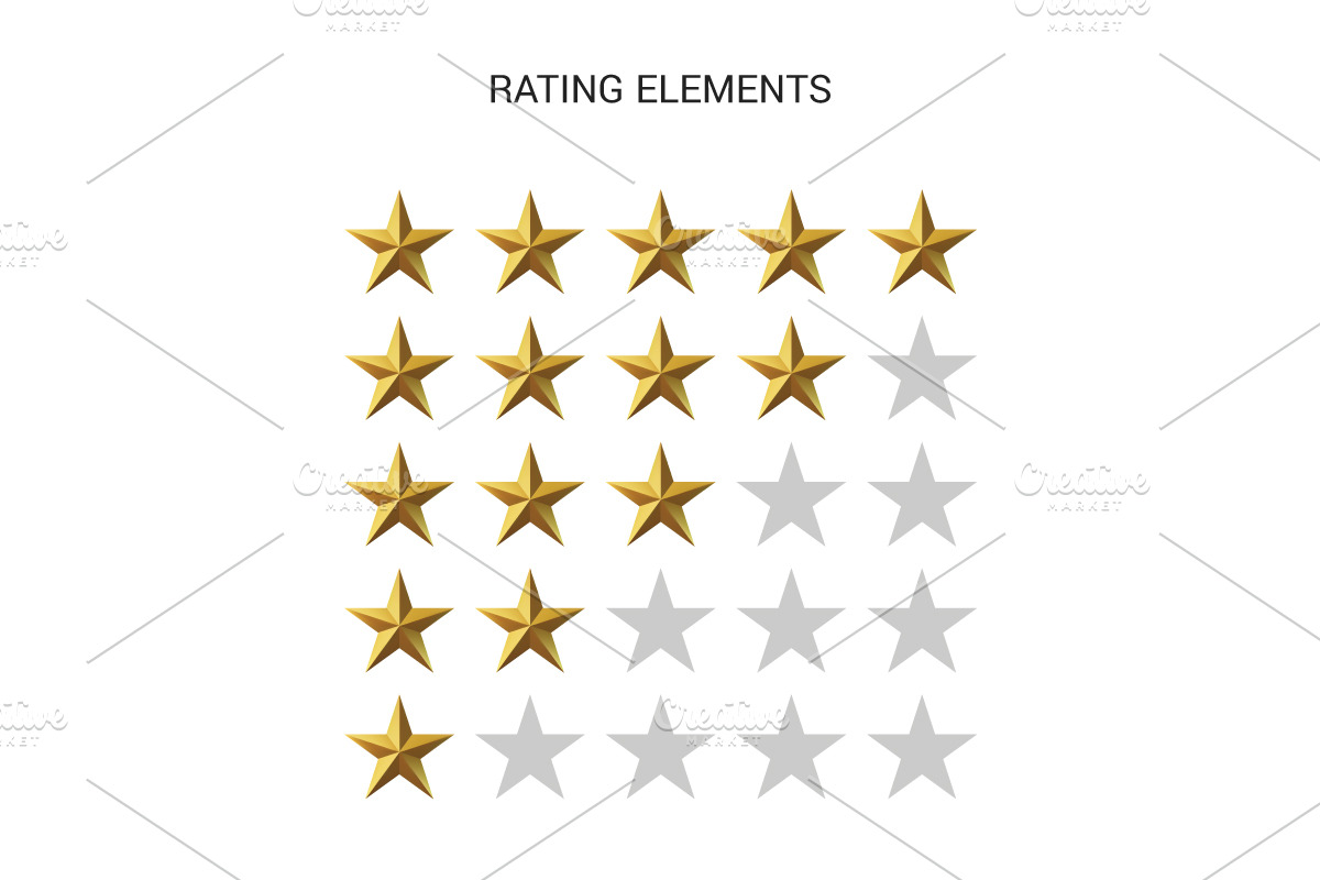Gold stars collection., an Icon by Nomber_86 (Photo 5 of 7)