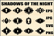 Shadows Keyhole Frame Bundle, an Object Graphic by Creativeshirt (Thumbnail 1 of 8)