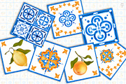 Mediterranean tiles Seamless Pattern, a Pattern Graphic by AnaGuziiArt (Thumbnail 7 of 8)