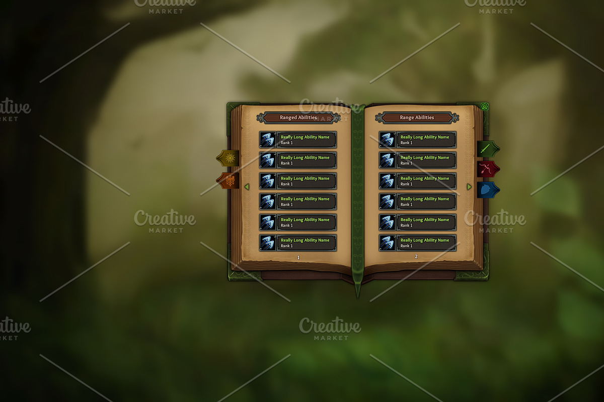 Ranger RPG GUI, a Templates & Theme by Kodiak Graphics (Photo 5 of 11)
